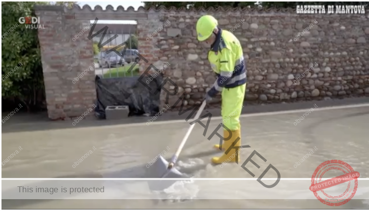 imagini dell'inondazione di Cereta