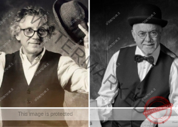 A sinistra Giuseppe Ortu, a destra Gianni Mutzu